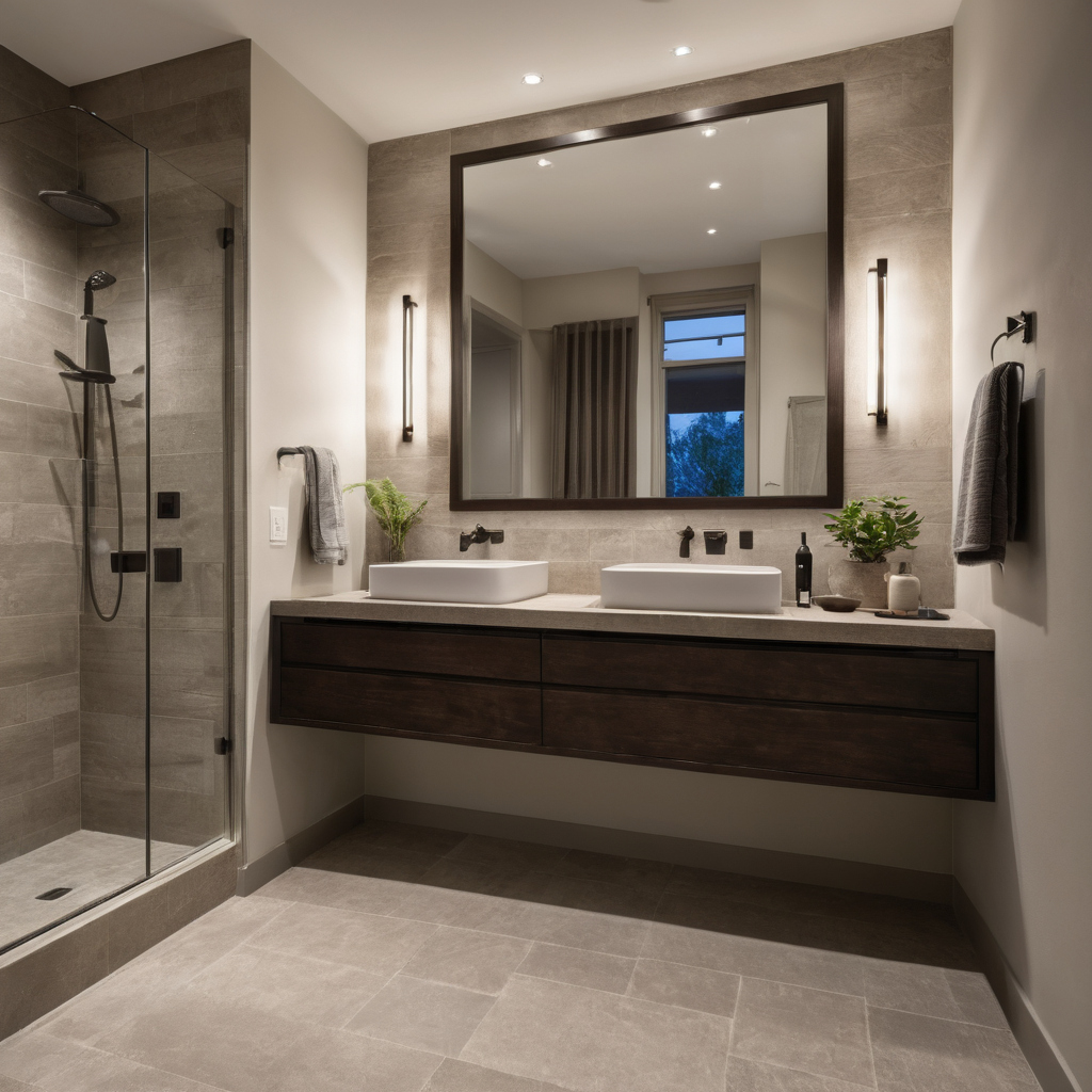 Luxury interior image showing Finish allowances should state products, quantities, taxes, delivery, and installation limits