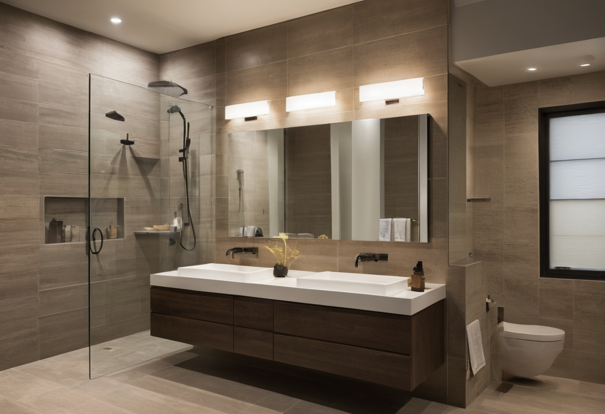 Permits, access, and building rules can change the bathroom remodel price interior planning detail